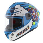 Axxis Draken S helmet Star C17 matt blue white