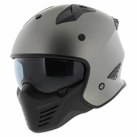 Vito Jet Bruzano helmet matt titanium