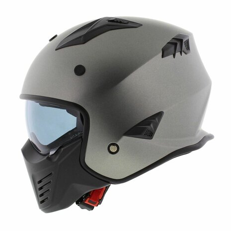 Vito Jet Bruzano helmet matt titanium