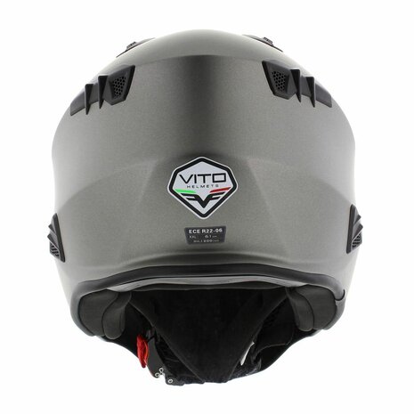 Vito Jet Bruzano helmet matt titanium