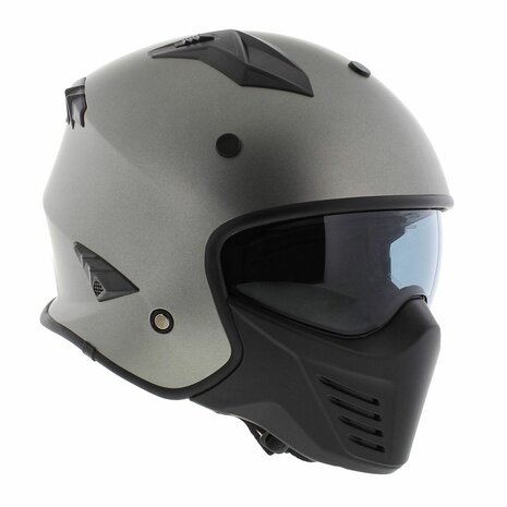 Vito Jet Bruzano helmet matt titanium