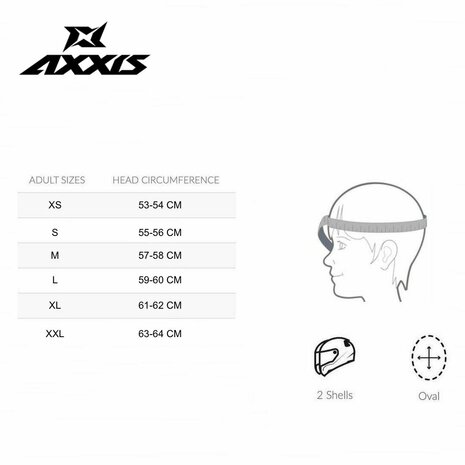 Axxis Metro helmet Cool grey