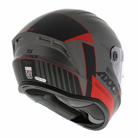 Axxis FF112D Draken S MP4 C5 Matt Red Helmet - Size M