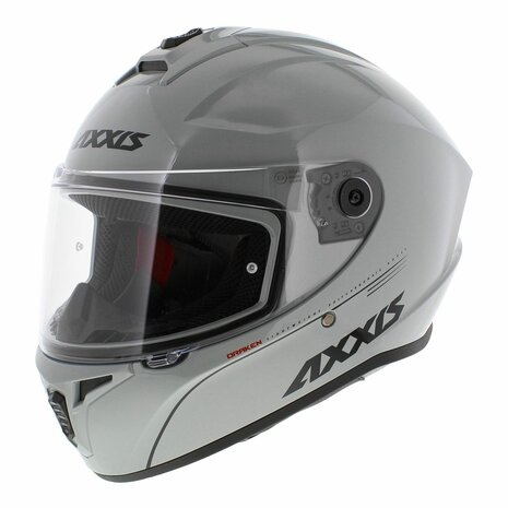 Axxis FF112D Draken S Solid V.2 A2 Gloss Gray Helmet