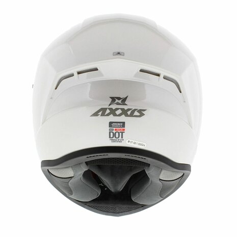 Axxis FF112D Draken S Solid V.2 A10 Gloss Pearl White Helmet