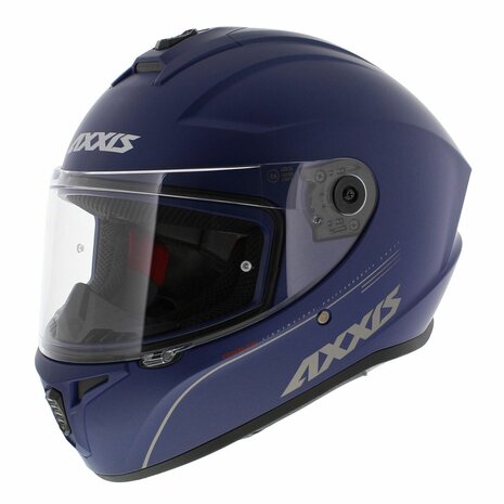 Axxis FF112D Draken S Solid V.2 A7 Matt Blue Helmet Helmetdiscounter