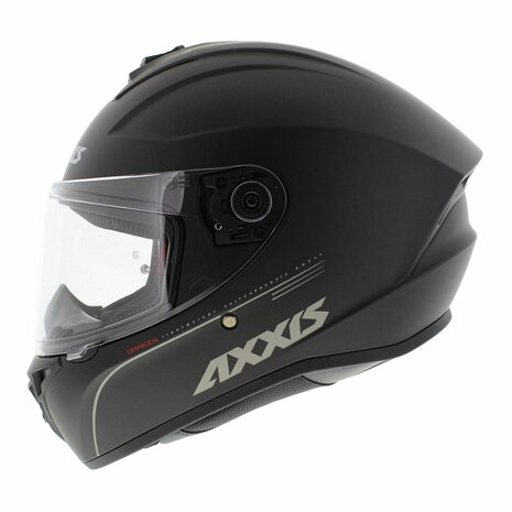 Axxis draken solid matt black helmet hot sale