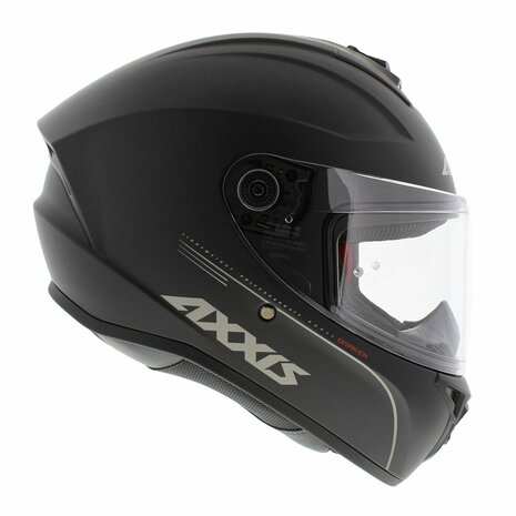 Axxis draken solid matt black helmet hot sale