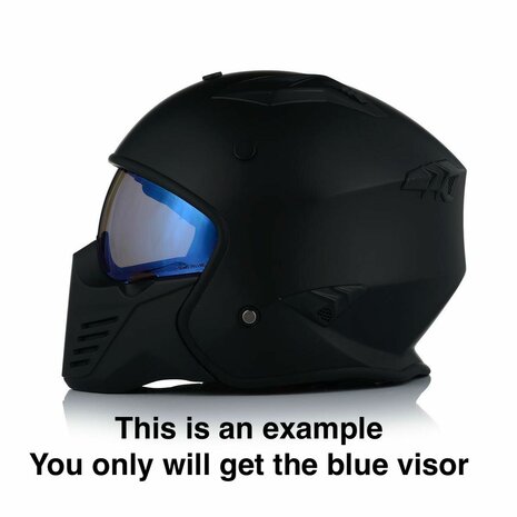 Vito Jet Bruzano / Predator - Replacement Visor - clear, smoke, silver, gold or blue (ECE-22.06)