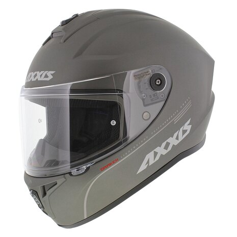 Axxis Draken helmet solid matt titanium - Size M