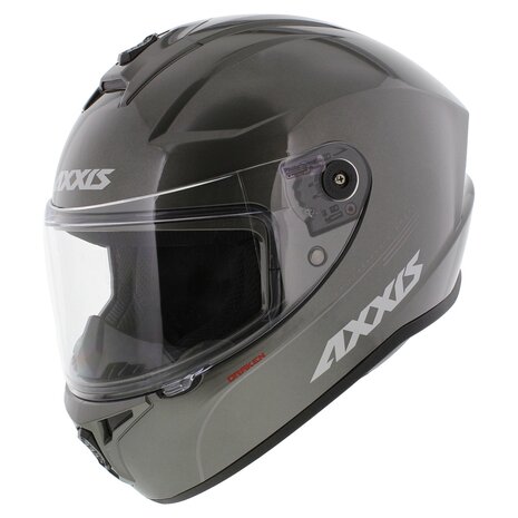 Axxis Draken helmet solid gloss titanium