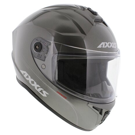 Axxis Draken helmet solid gloss titanium