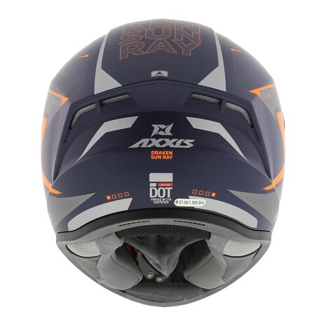 Axxis FF112D Draken S Sunray matt blue grey orange