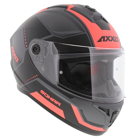 Axxis Draken S helmet Sonar B5 matt black grey pink red