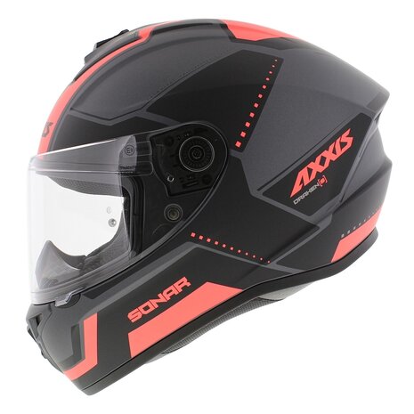 Axxis Draken S helmet Sonar B5 matt black grey pink red