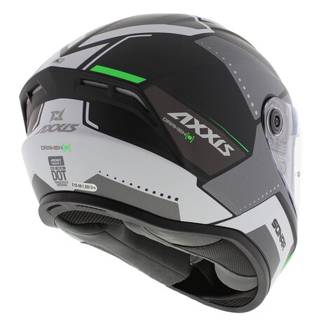 Axxis Draken S helmet Sonar B16 matt black grey green