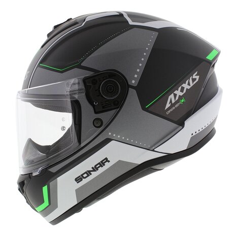 Axxis Draken S helmet Sonar B16 matt black grey green
