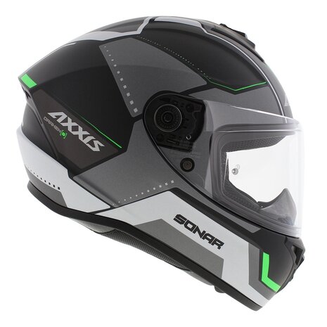 Axxis Draken S helmet Sonar B16 matt black grey green