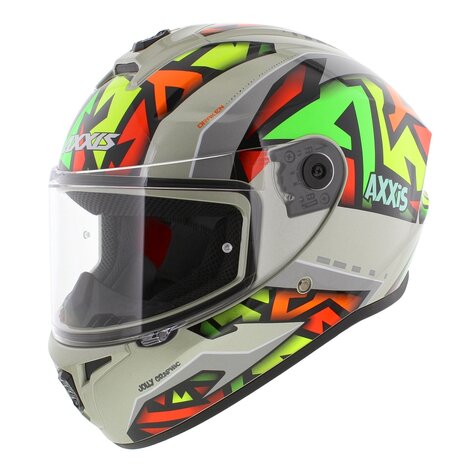 Axxis Draken S helmet C2 gloss grey