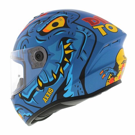 Axxis Draken S helmet Dinotoon C7 matt blue