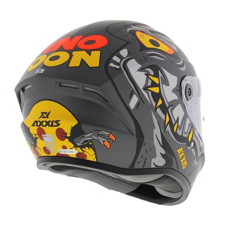 Axxis Draken S helmet Dinotoon B5 matt red grey