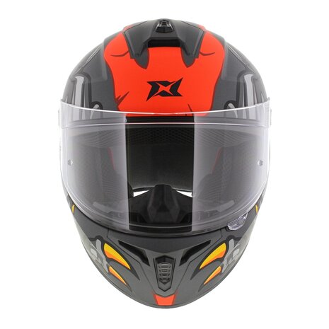 Axxis Draken S helmet Dinotoon B5 matt red grey