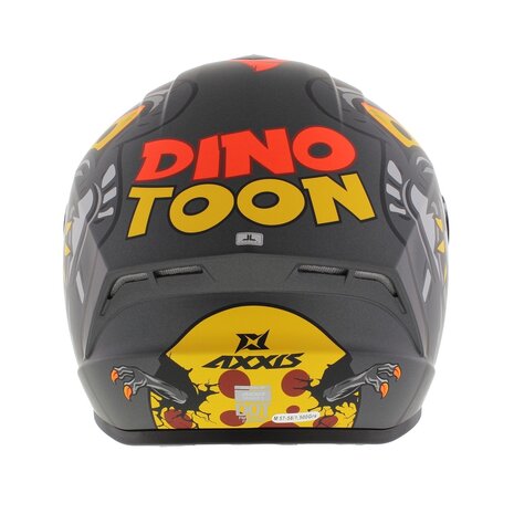 Axxis Draken S helmet Dinotoon B5 matt red grey