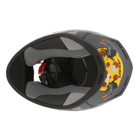 Axxis Draken S helmet Dinotoon B5 matt red grey