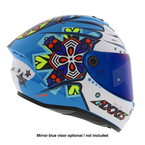 Axxis Draken S helmet Star C17 matt blue white