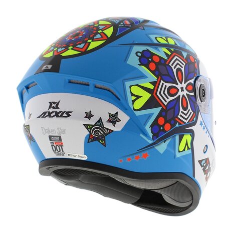 Axxis Draken S helmet Star C17 matt blue white