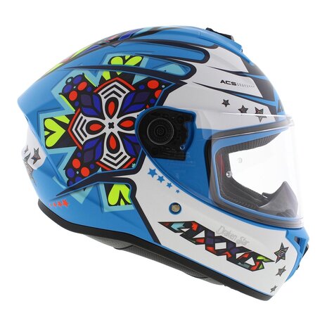 Axxis Draken S helmet Star C17 matt blue white