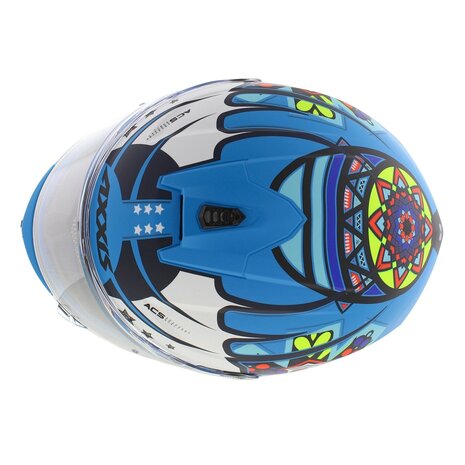 Axxis Draken S helmet Star C17 matt blue white