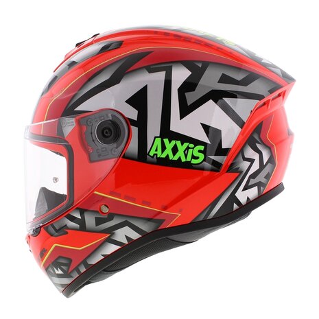 Axxis Draken S helmet C5 gloss red