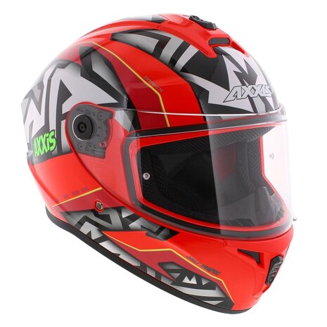 Axxis Draken S helmet C5 gloss red