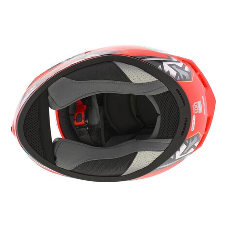 Axxis Draken S helmet C5 gloss red