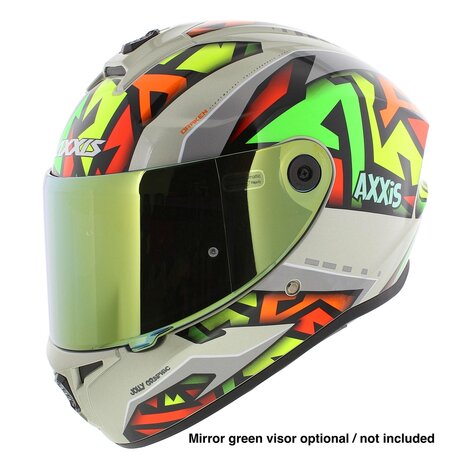Axxis Draken S helmet Jolly C2 gloss grey