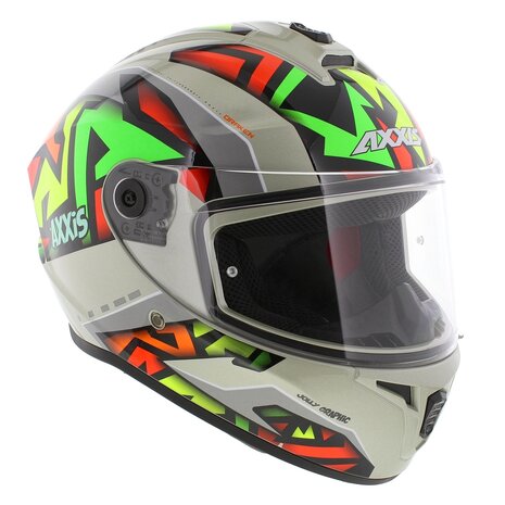 Axxis Draken S helmet Jolly C2 gloss grey