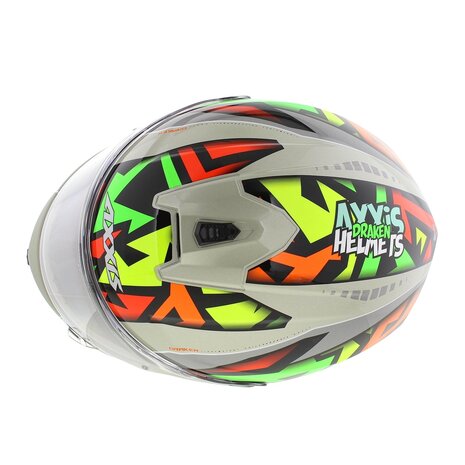 Axxis Draken S helmet Jolly C2 gloss grey