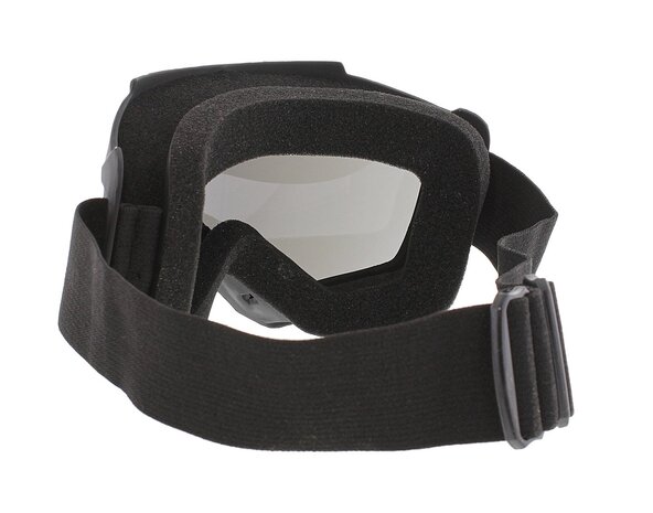 Aplus motorcross mx goggle black with clear, smoke, rainbow or silver lens options.