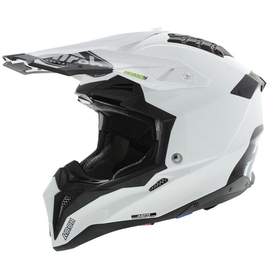 【2024年】お歳暮ギフト 3 Aviator Airoh AMS² Helmetdiscounter - White Gloss - Solid バイクウェア・装備