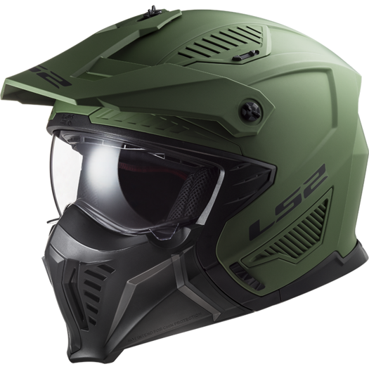 LS2 OF606 Drifter Open Face Helmet (Matt Sand) - YouTube