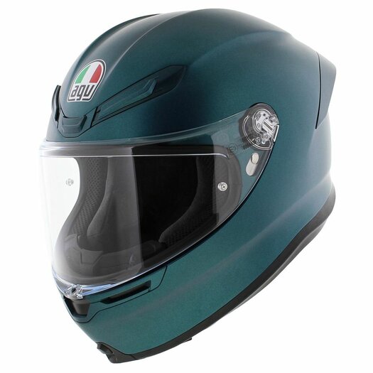 AGV K6 S Mono Petrolio matt blue helmet - Helmetdiscounter