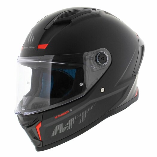 MT Stinger 2 fullface helmet matt black - Helmetdiscounter