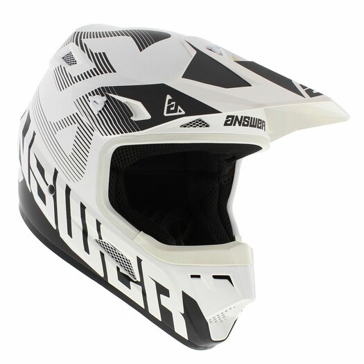 White motocross helmet on sale
