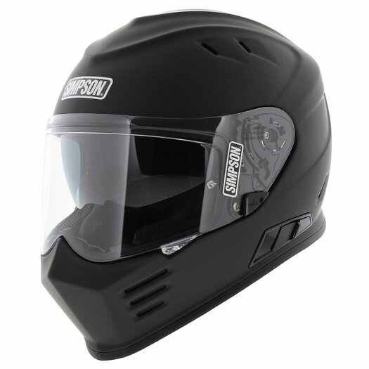 Simpson Venom Motorcycle Helmet matt black
