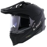 LS2 MX701 Explorer single mono matt black - Size 3XL - Big Size Adventure Motorcycle helmet