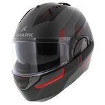 Shark EVO ES Kryd Matt Silver Black Red - Size XS -  Motorcycle helmet