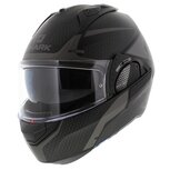 Shark EVO-GT Helmet Encke matt black anthracite - Size XS - Flip up / Flip back / Modular motorcycle helmet