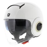 Shark Nano Blank White WHU - Size XS - Helmet for motorcycle and scooter use