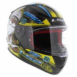 LS2 FF353 Rapid helmet Buddha black yellow - Size XS
